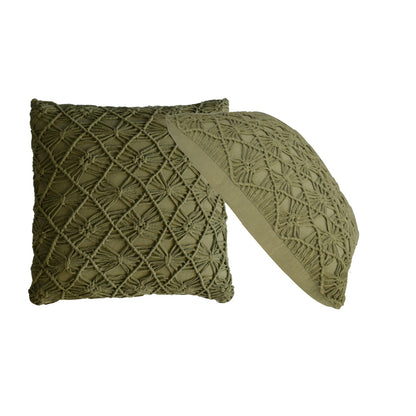 Green Maura Cushion - Set of 2