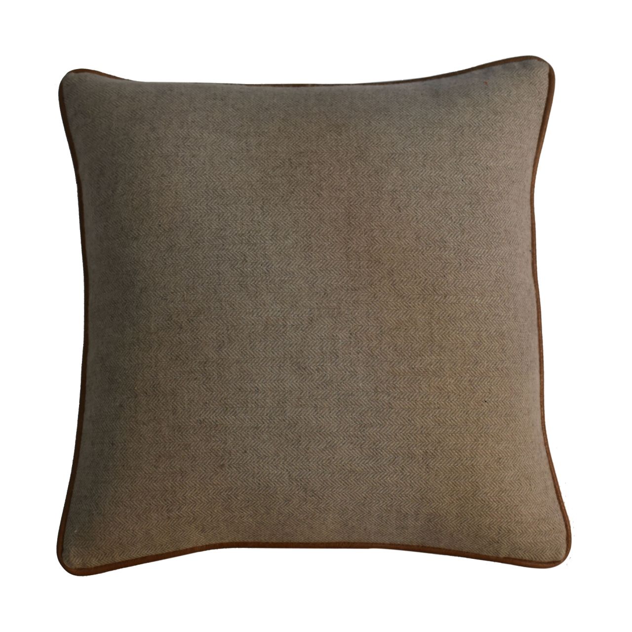 Quin Leather Sand Cushion Set of 2