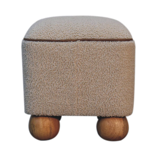 Serenity Footstool with Ball Feet