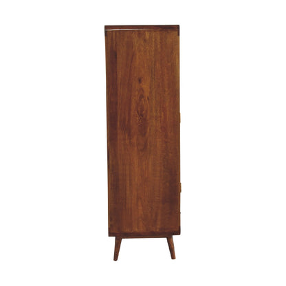 Curved Chestnut Wardrobe