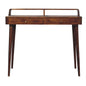 Elevated Chestnut Console Table