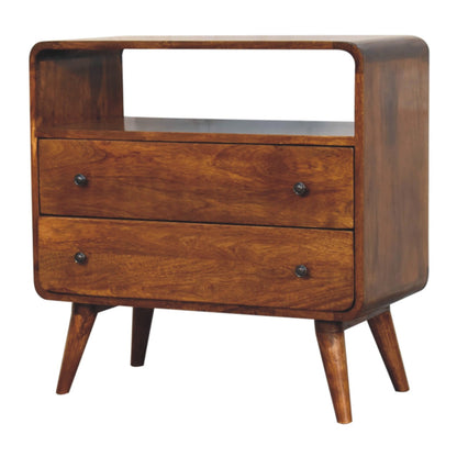 Curved Nordic Charm Console