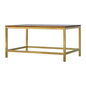 Rectangle Gold Coffee Table